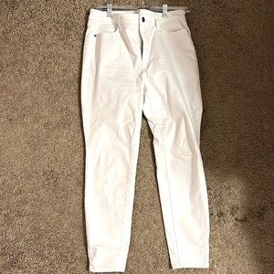 Talbots white flawless high rise jegging ankle